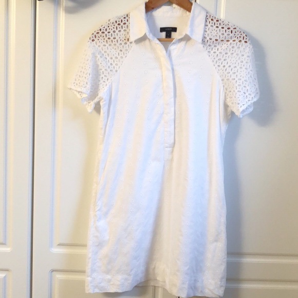 J. Crew Dresses & Skirts - J.Crew Eyelet Shirtdress